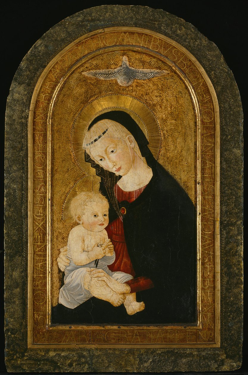 聖母子、146070。 作： 不明