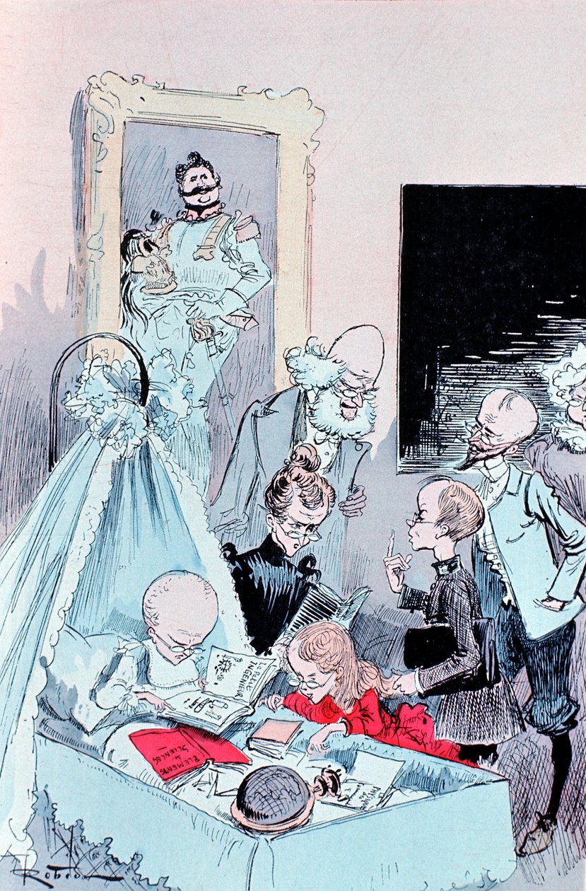 1950年代の知的家族のビジョン、1883年 作： 不明
