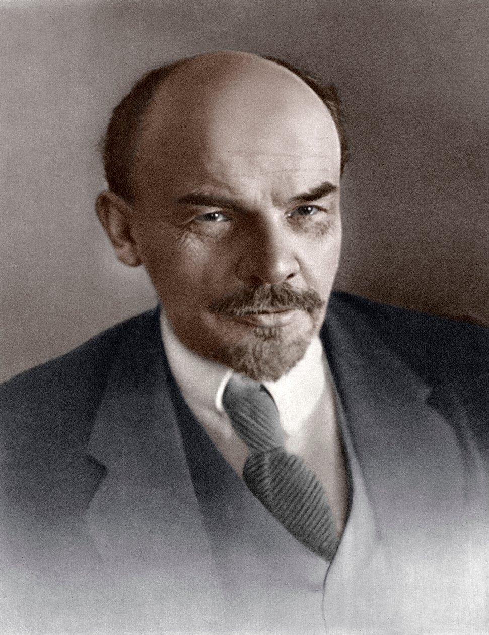 Vladimir Ilyich Ulyanov Lenin、ロシアのボルシェビキ革命、c1917 作： 不明