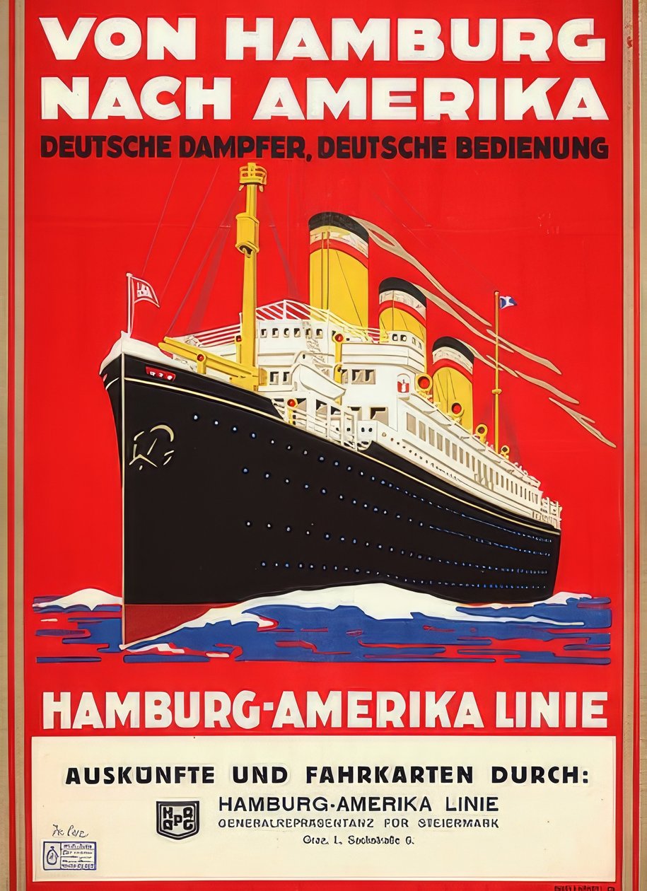 ハンブルクからアメリカへ。オーストリア、グラーツ、1938-1939（J. Weiner、ウィーン） 作： 不明