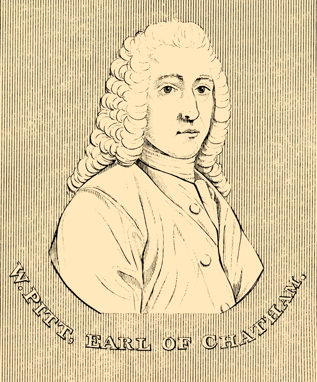 W・ピット、チャタム伯爵、1708年〜1778年、1830年。 作： 不明