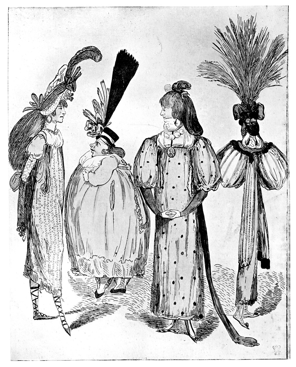 Waggoners Frocksまたは1795、1795のボディなし 作： 不明