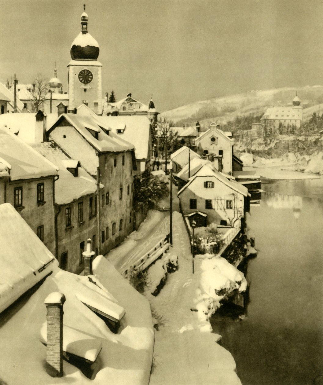 Waidhofen an der Ybbs、ローワーオーストリア、c1935。 作： 不明