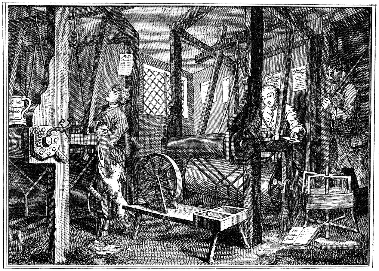 スピタルフィールズ、ロンドン、1747年1894年に製織 作： 不明