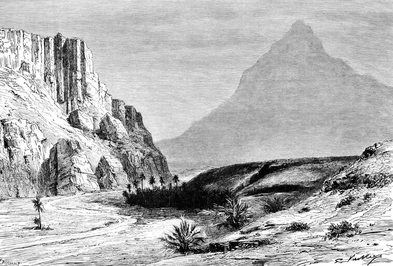 Web El-Halluf、モロッコのフィグイグ近郊、1895年 作： 不明
