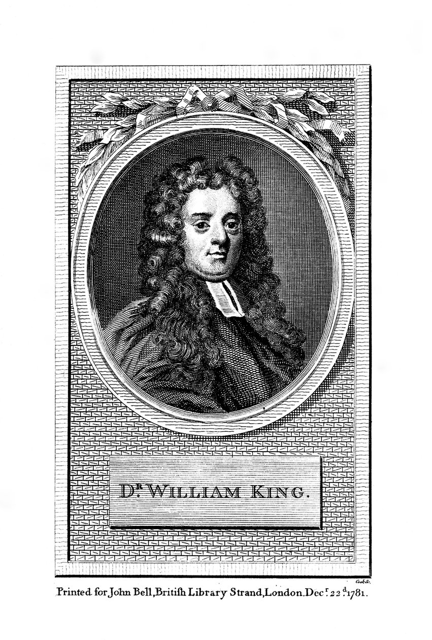 ウィリアムキング、イギリスの詩人、1781 作： 不明