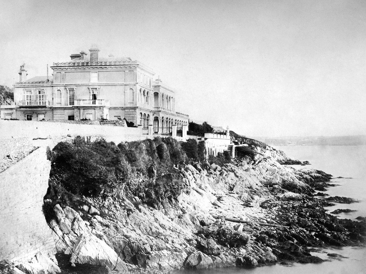 冬の別荘、c1882 作： 不明