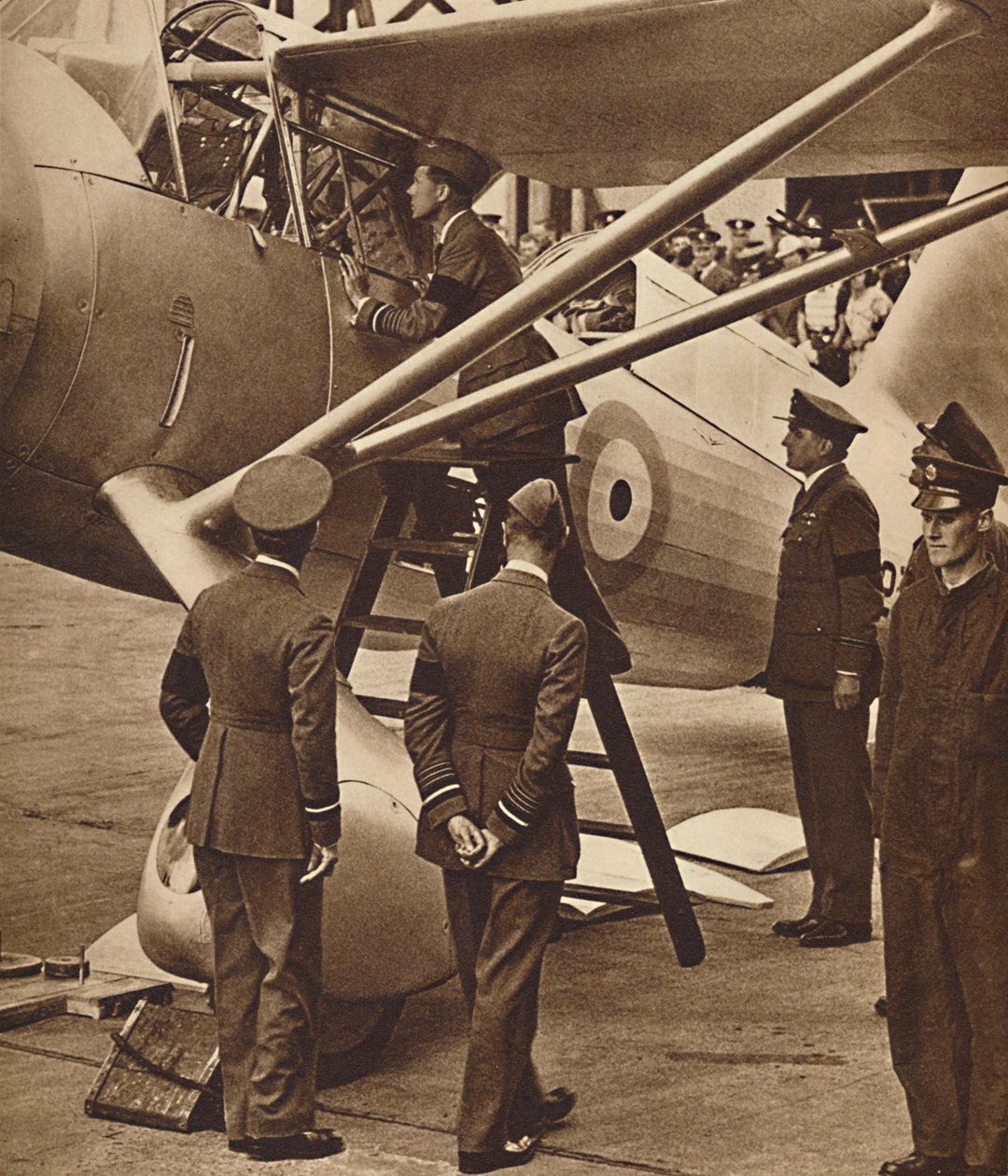 英国空軍と共に、1937 作： 不明