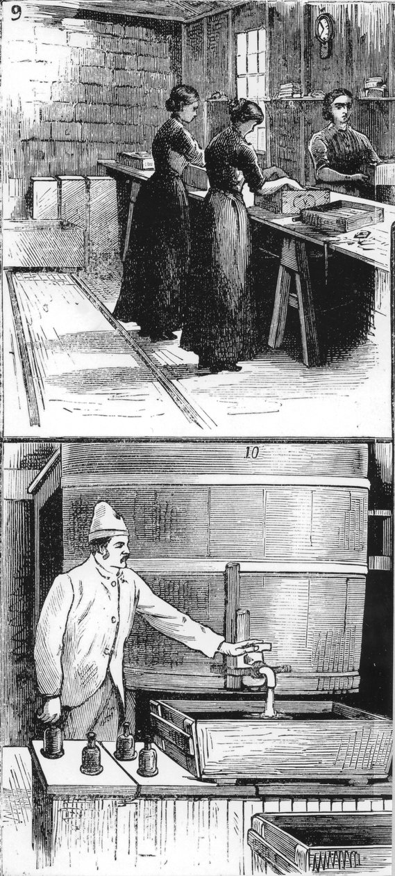 ノーベル爆発物会社の労働者、アーディア、エアシャー、1884 作： 不明