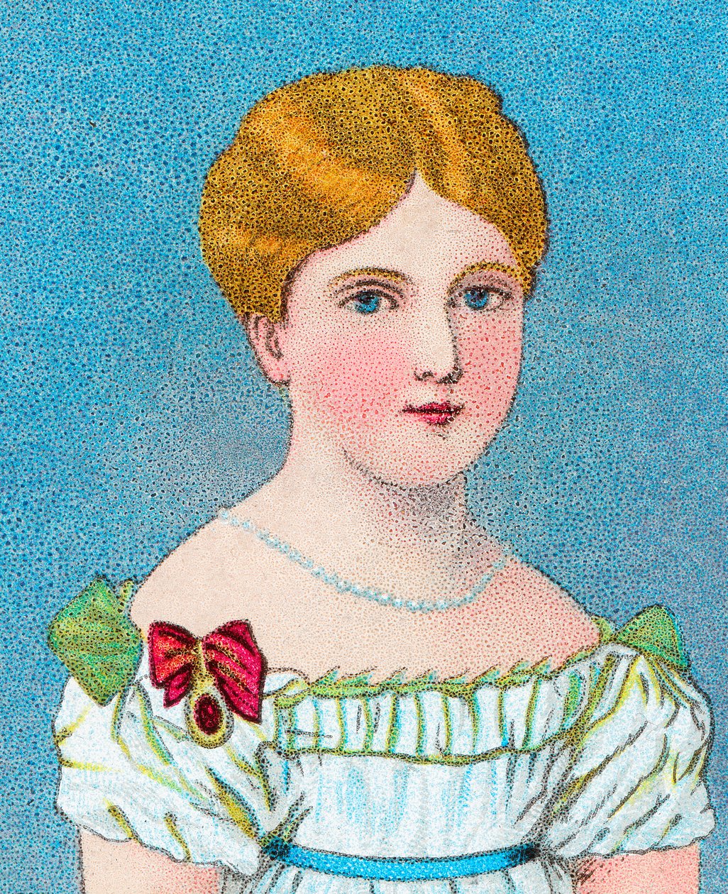 若い女王ビクトリア、その後ケントのアレクサンドリーナ王女、c1829 c1902 作： 不明