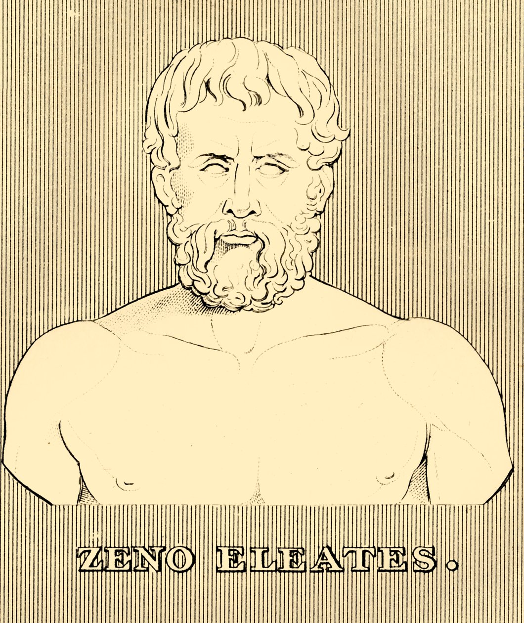 Zeno Eleates、紀元前495〜430年、1830年。 作： 不明