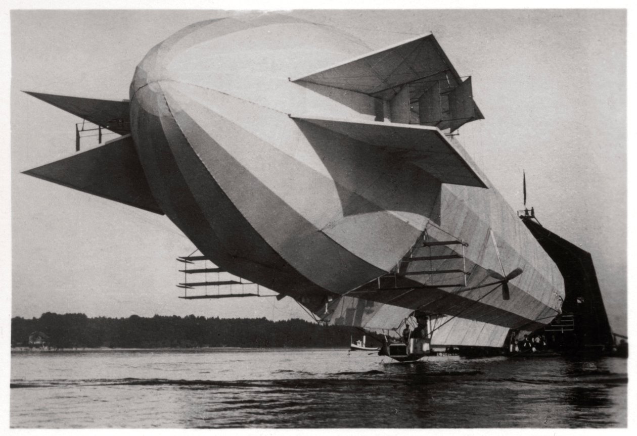 ドイツ軍が購入したZeppelin LZ3、Z1として運用された1906 1933 作： 不明