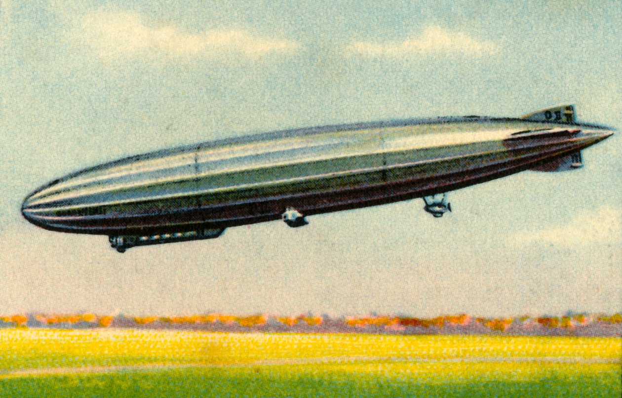 ツェッペリンLZ 121 Nordstern、1919年、1932年。 作： 不明