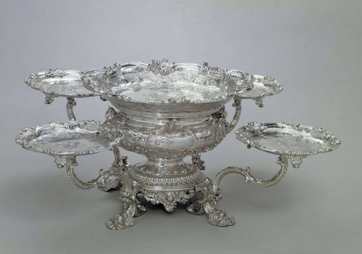 Paul de Lamerie（1688-1751）によるニューデゲートのセンターピース、1743 作： 不明不明