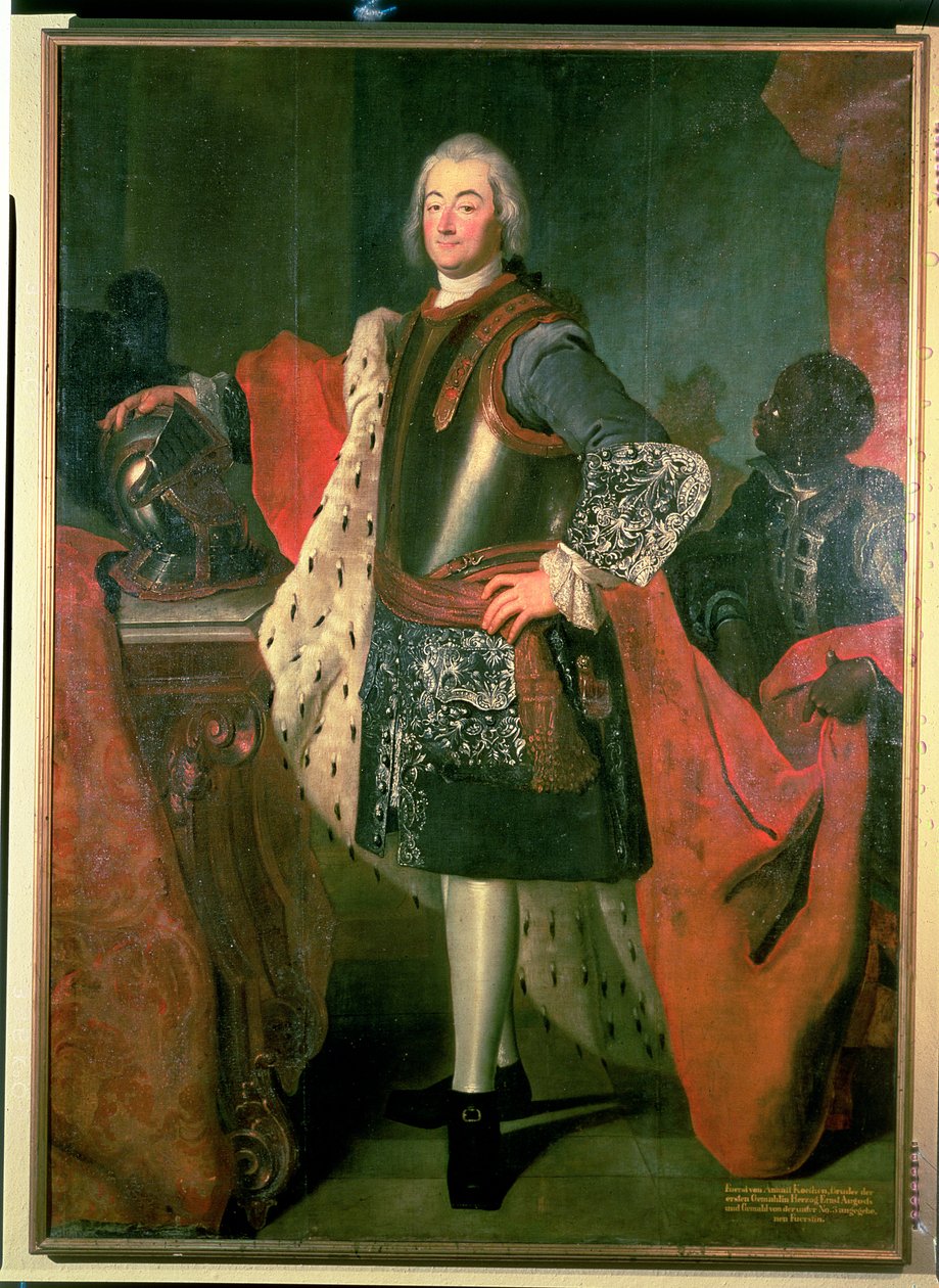 レオポルド・フォン・アンハルト＝コテン王子（1694-1728）、バッハの守護神、1717年から23年 作： 不明不明