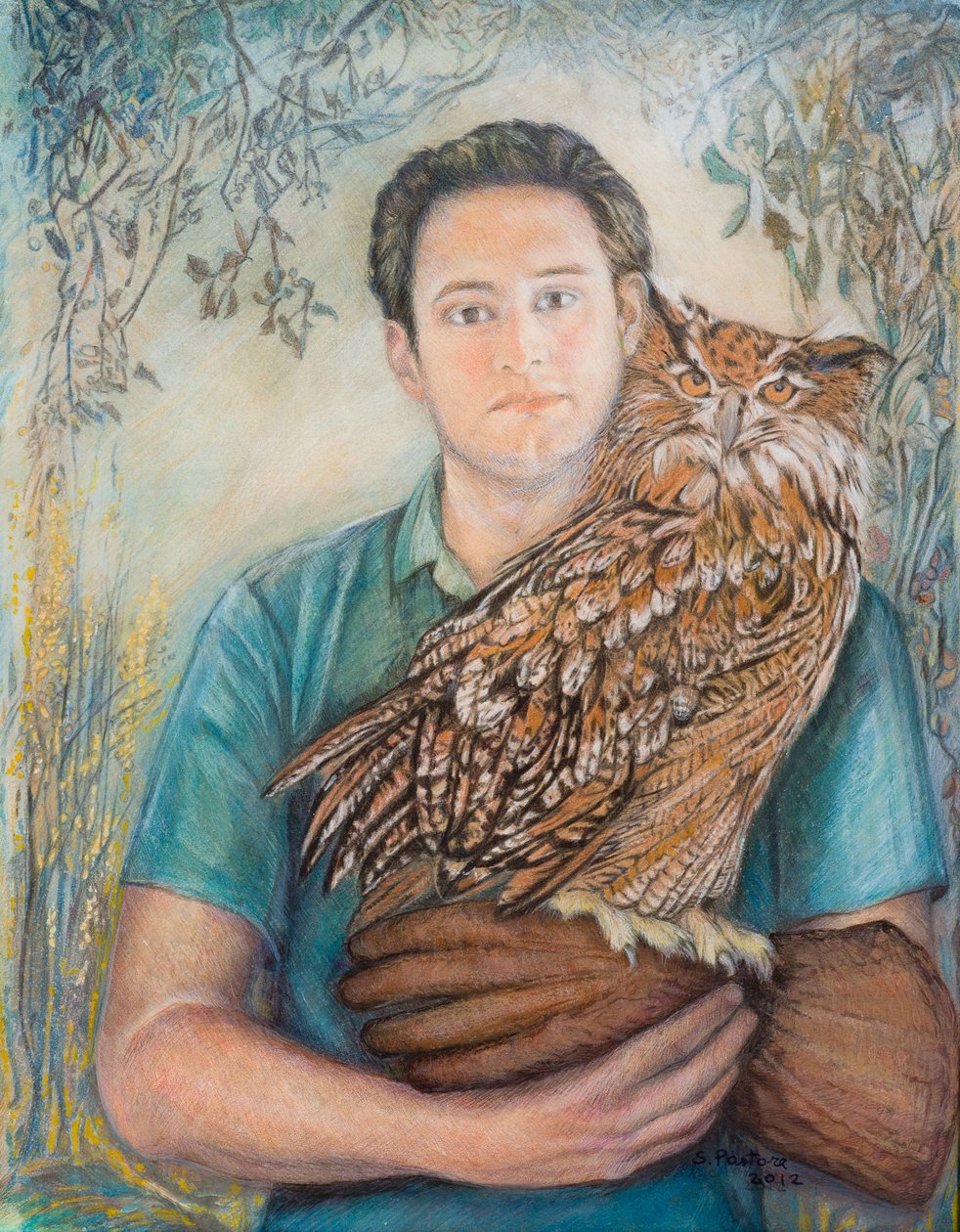 フクロウの少年、2012 作： 不明不明