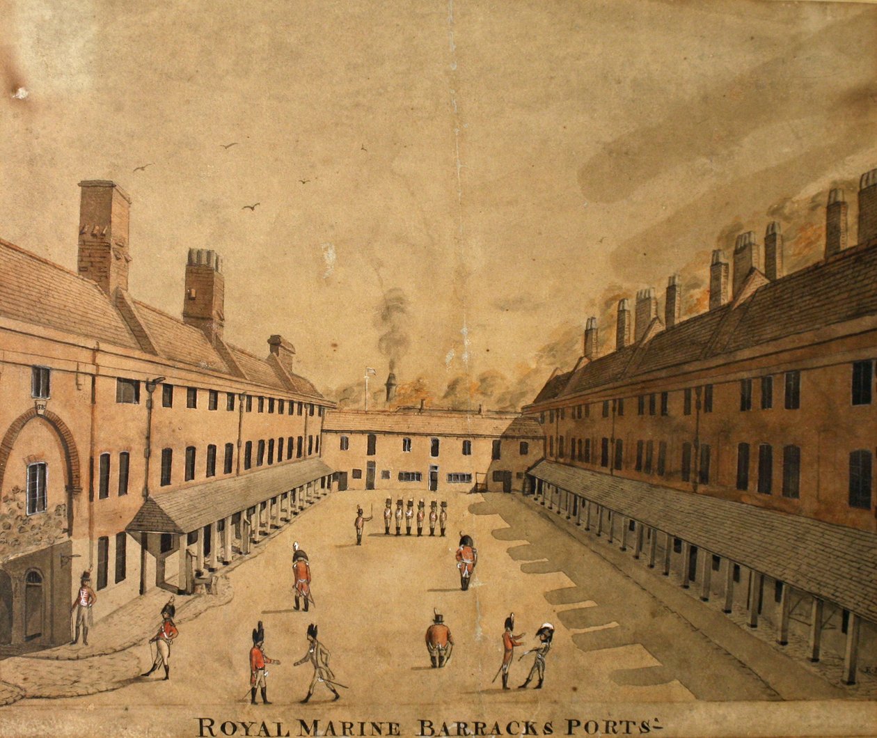 Royal Marine Barracks、ポーツマス、ハンプシャー 作： 不明不明