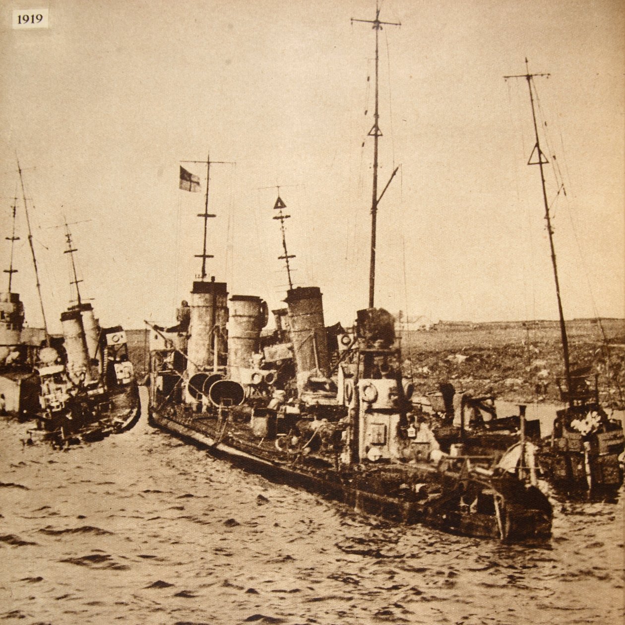ドイツ艦隊の突破、スキャパフロー、1919年 作： 不明不明