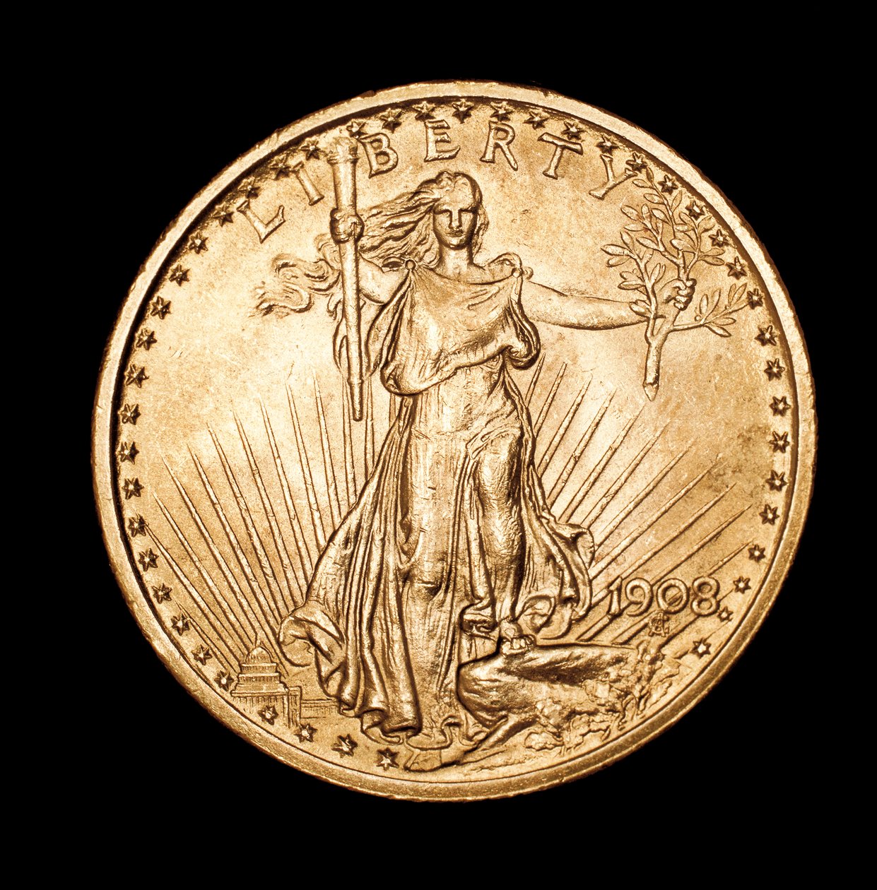 20ドル硬貨、米国 作： 無名の画家