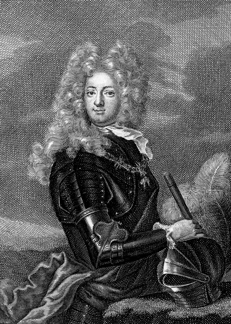 アドリアン・モーリス・アイアン伯爵 1678年～1766年、第3代ノアイユ公爵（エングレーヴィング） 作： 無名の画家