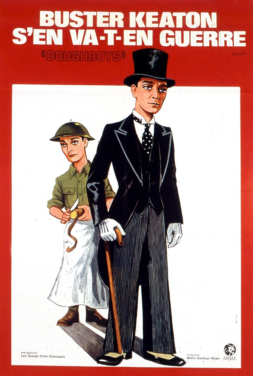 エドワード・セジウィック監督の映画「Doughboys」のポスター（バスター・キートン、サリー・アイラー出演） 1930年 作： 不明