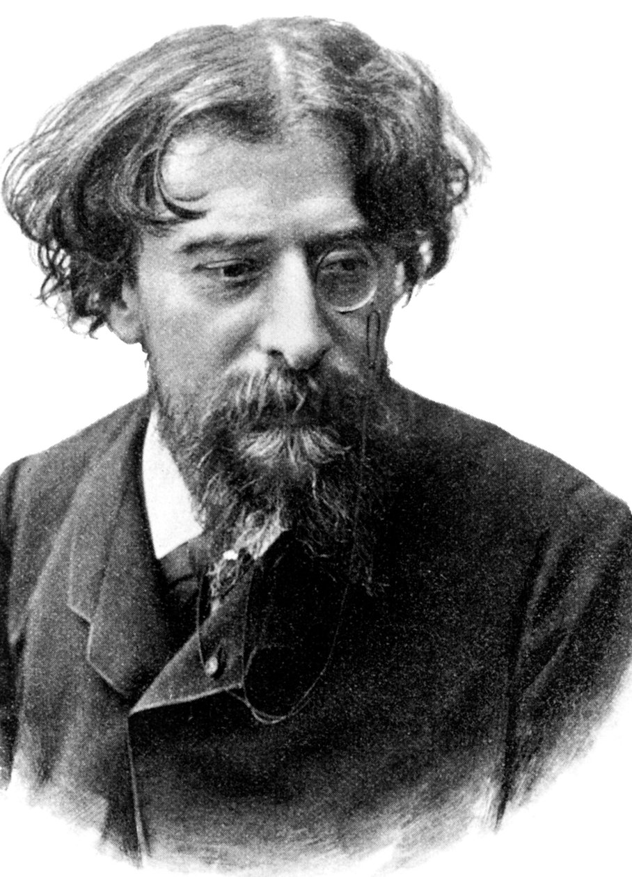 アルフォンス・ドーデ（1840-1897）フランスの小説家 1892年頃（エングレーヴィング） 作： 無名の画家