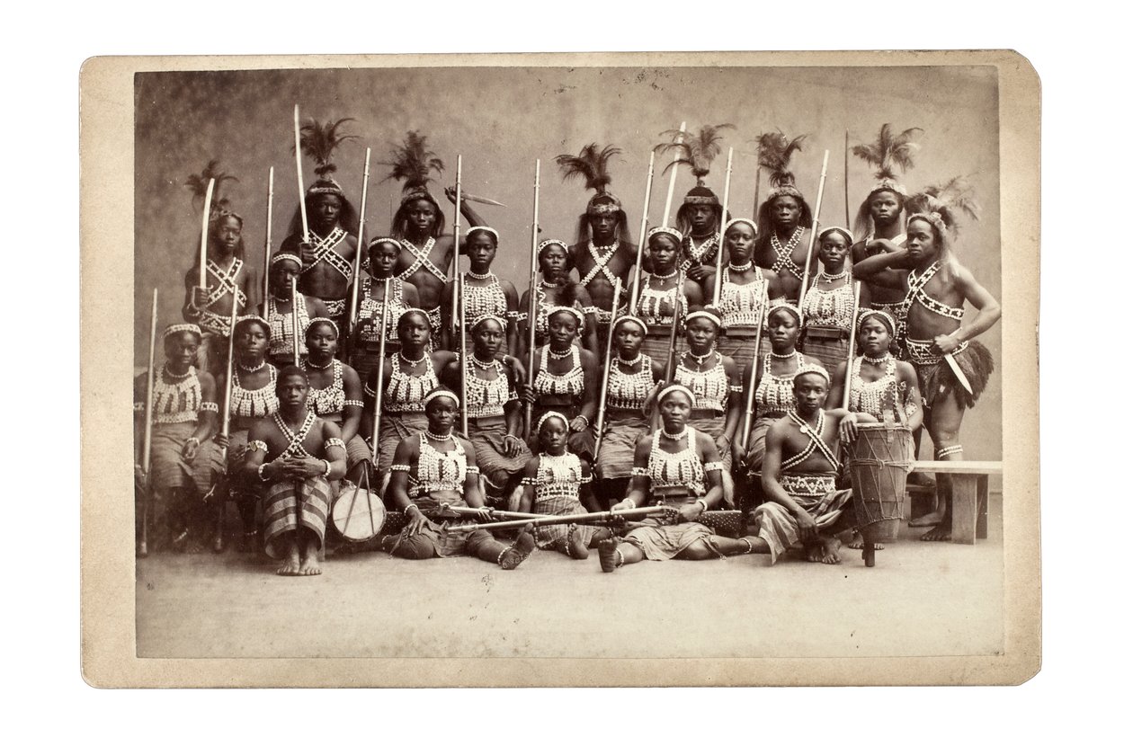 アシャンティグループ講演会（ドイツ 1890年代）（モノクロ写真 作： 不明