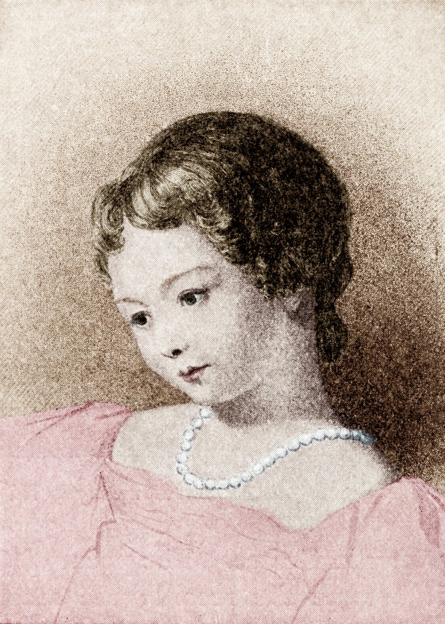 Augusta Ada Byron - Tochter des Dichters Lord Byron, Beschreibung von Charles Babbages frühem mechanischen Universalrechner, der analytischen Maschine. Sie ist auch als die 