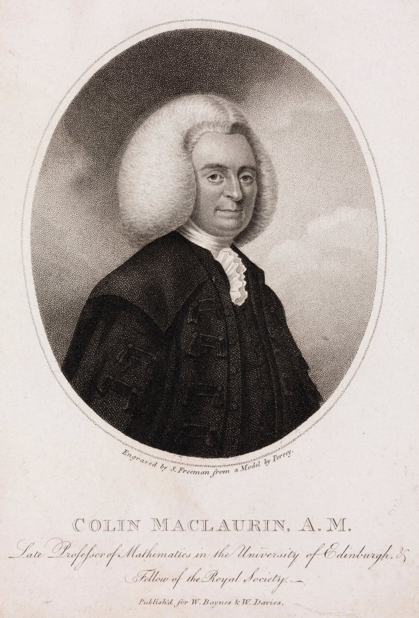 Colin MacLaurin, スコットランドの数学者・物理学者, 1740年代頃 作： 不明