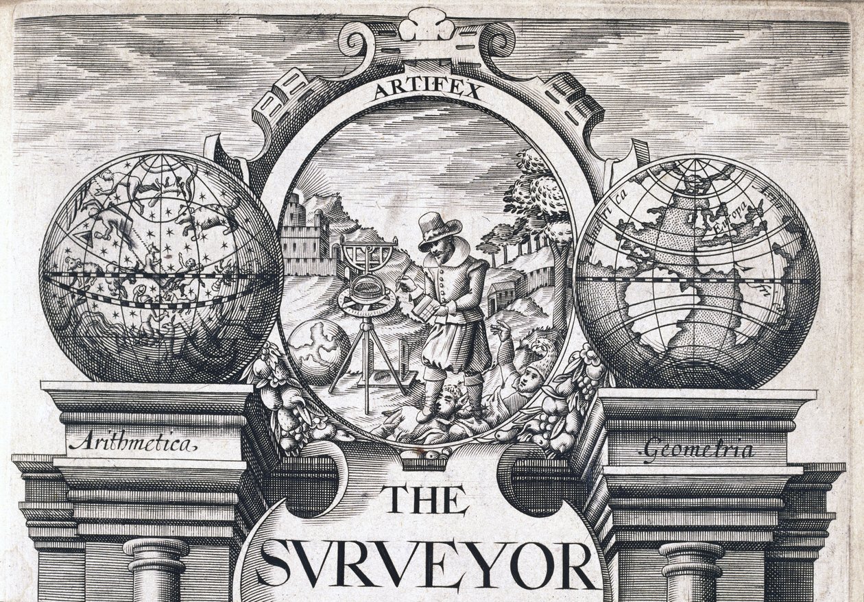 The Surveyor」の表紙のディテール 作： 不明
