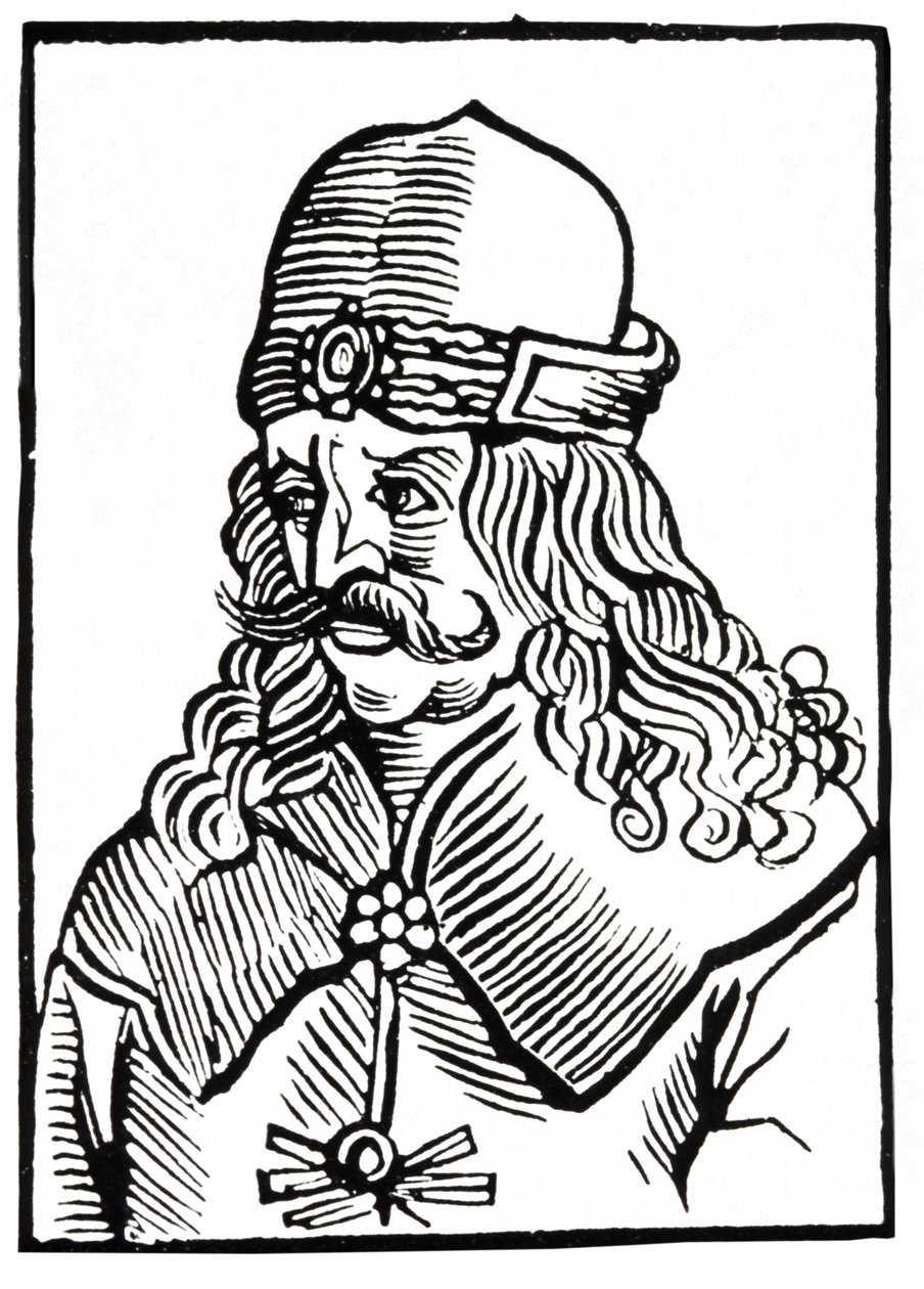 ドラキュラ 1550年頃（木版画） 作： 無名の画家