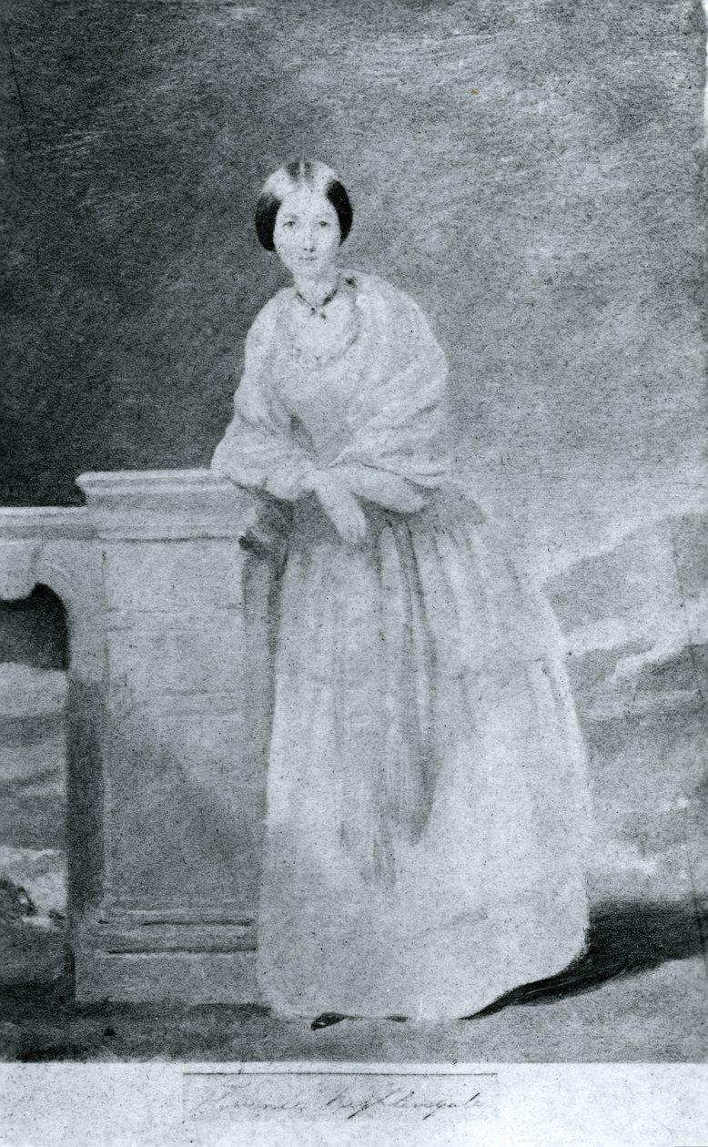 フローレンス・ナイチンゲール（イギリスの看護師、病院改革者）1860年頃 作： 不明