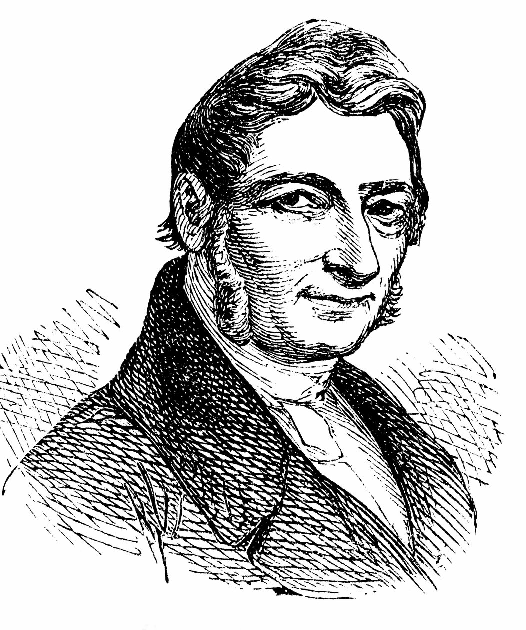 フランツ・クサヴァー・ガーベルスベルガー（1789-1849）速記法の発明者 作： 無名の画家