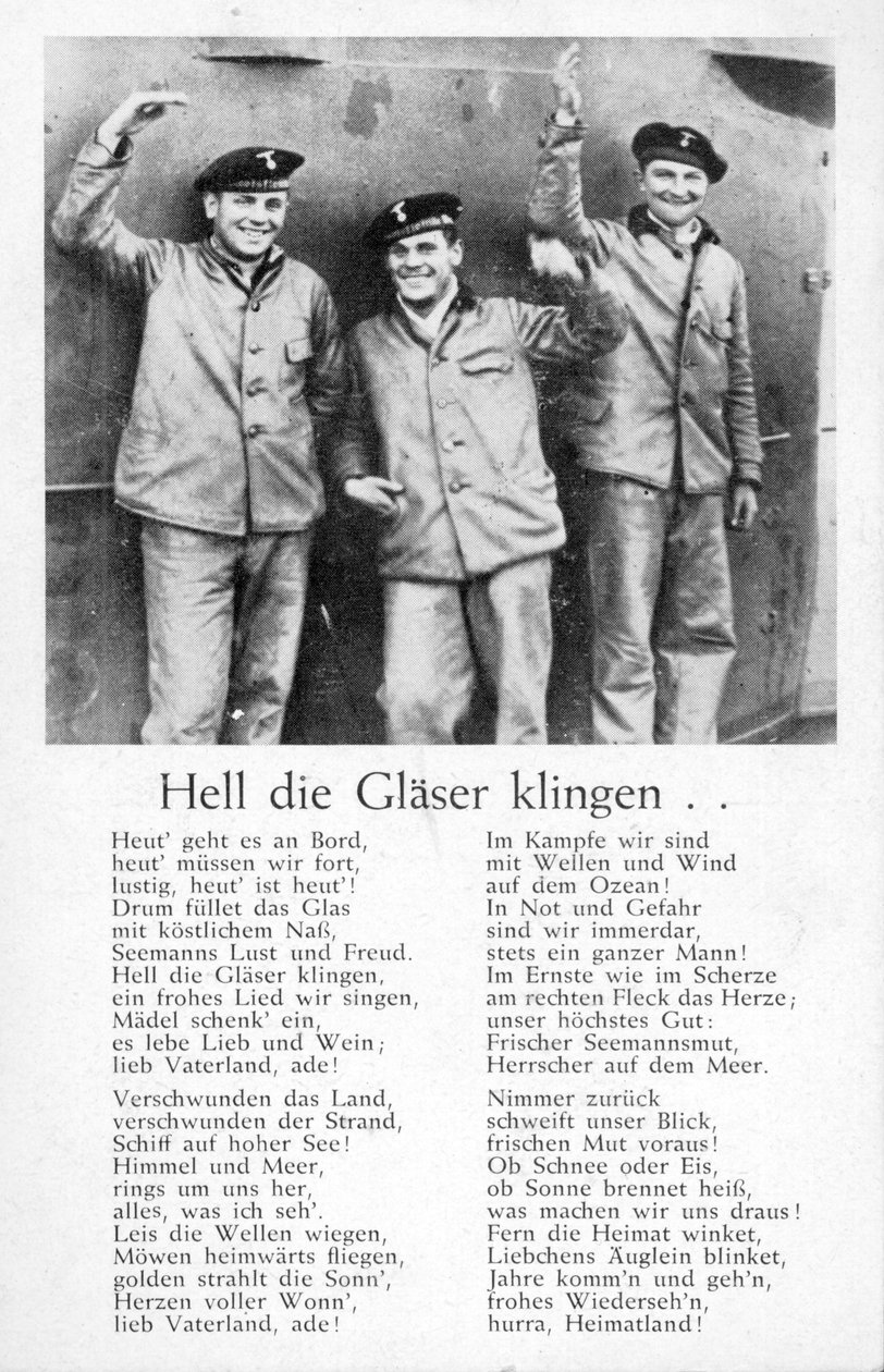 Hell that Glaeser klingen」 絵葉書（リトグラフ 作： 不明