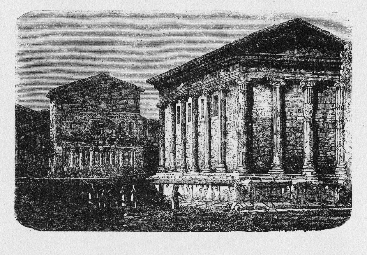 古代ローマの歴史ポルトゥヌス神殿は、イタリアのローマにある古代の建物で、市内にあるポルトゥヌス神に捧げられた主な神殿です。 作： 不明