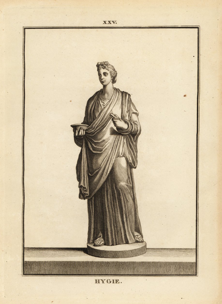 Hygieia（ギリシャ・ローマの健康と清潔の女神、医療の神アスクレピオスの娘 作： 不明