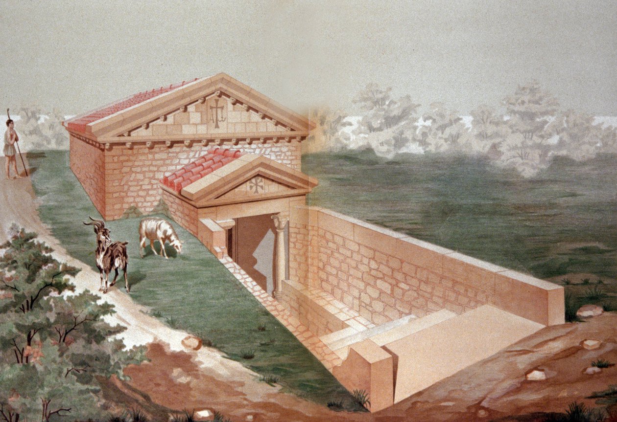 ポワチエのハイポジ殉教者像 1880年頃（リトグラフ） 作： 無名の画家