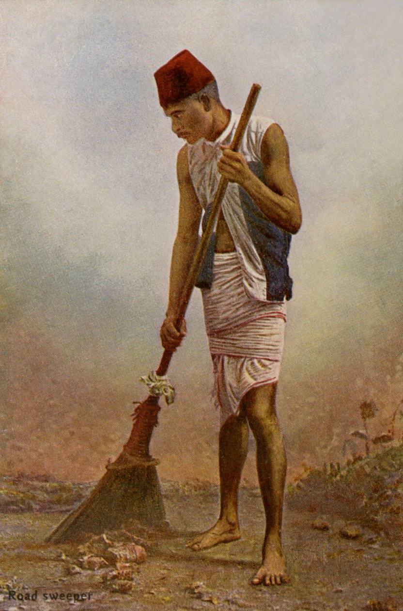 インディアン・ロード・スイーパー 作： 無名の画家