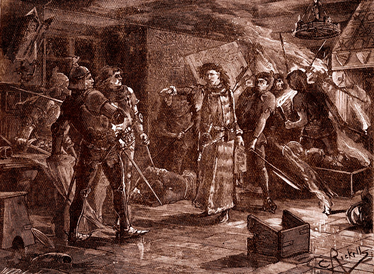 1399年、イングランド王ヘンリー4世に対する反乱 作： 無名の画家