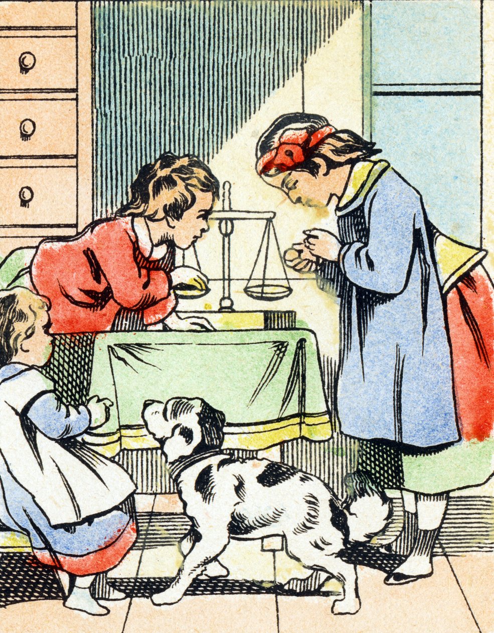 ゲーム : 小さな店主 - アルファベット - 子供向けエンタテインメント - 1890年頃の大衆向け映画「Epinal Imagerie d