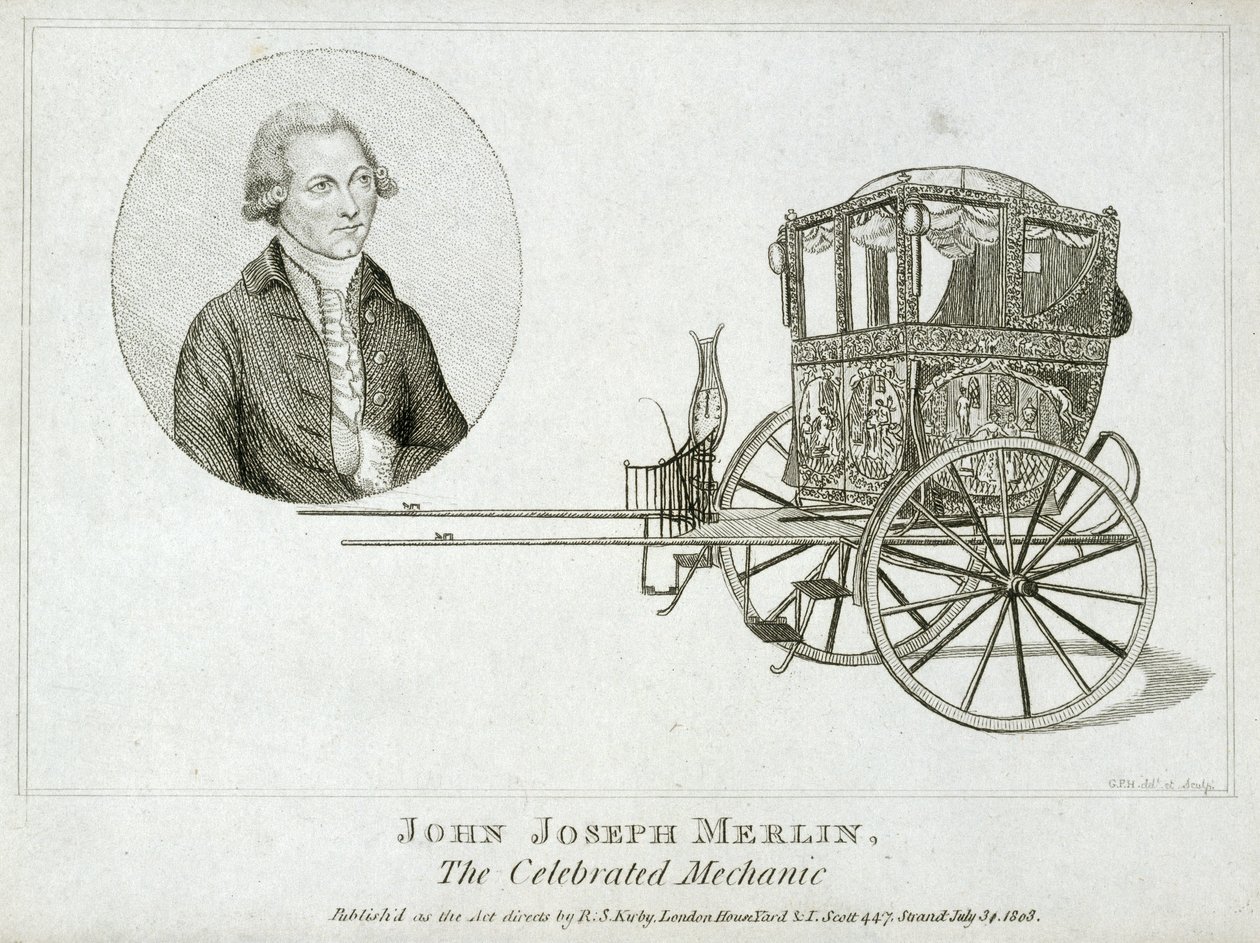 ジョン・ジョセフ・マーリン（ベルギーの発明家・機械工）1770年頃 作： 不明