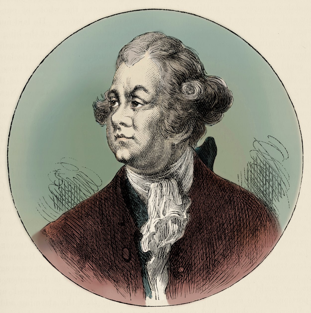 Lord Frederick North - retrato 作： 無名の画家