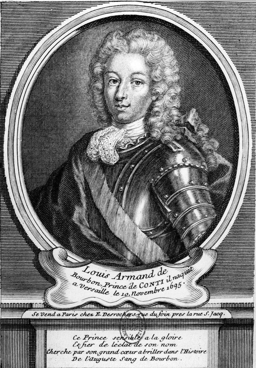 コンティ公ルイ・アルマン2世 - ルイ=アルマン・ド・ブルボン=コンティ（1695年-1727年） - コンティ公ルイ・アルマン・ド・ブルボン（1695年にヴェルサイユで生まれる） 作： 無名の画家