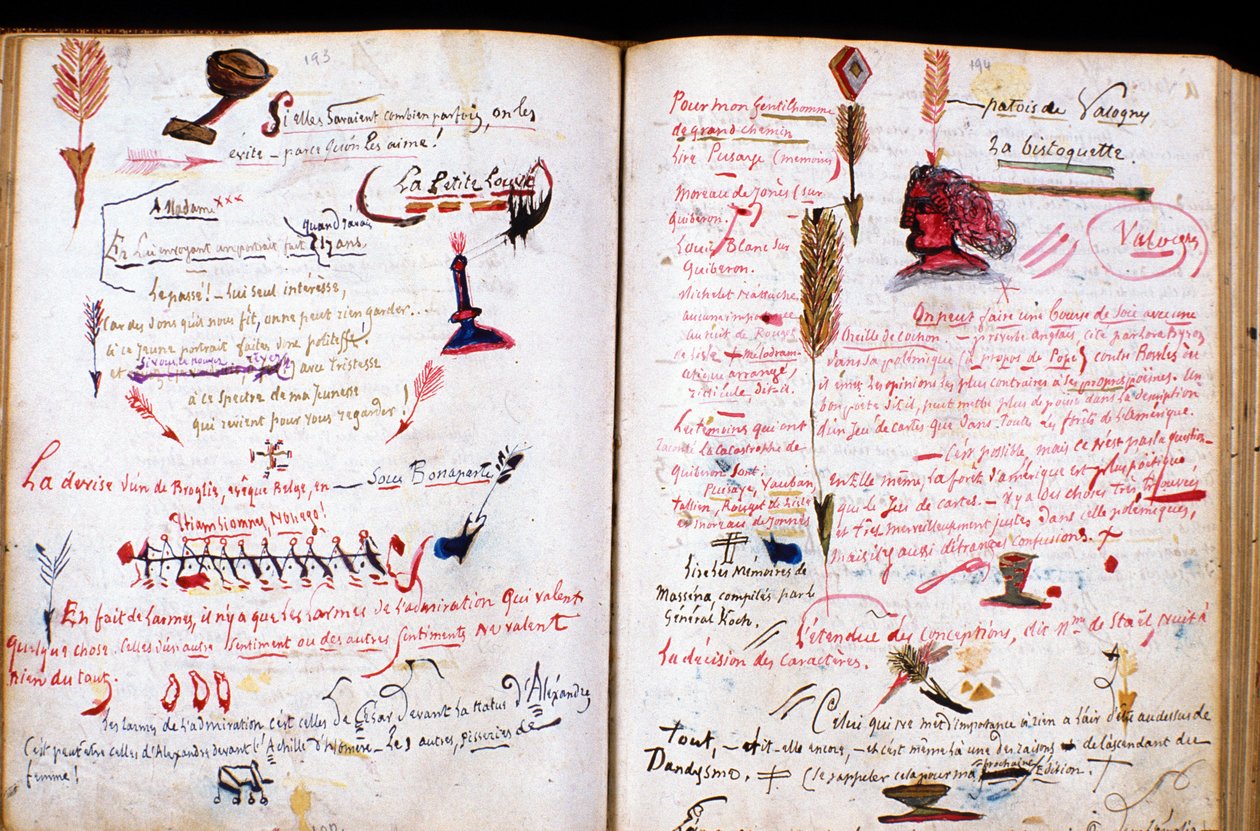 Manche N* 086, Musee de St Sauveur le Viscount, Manuscript by Jules Barbey d