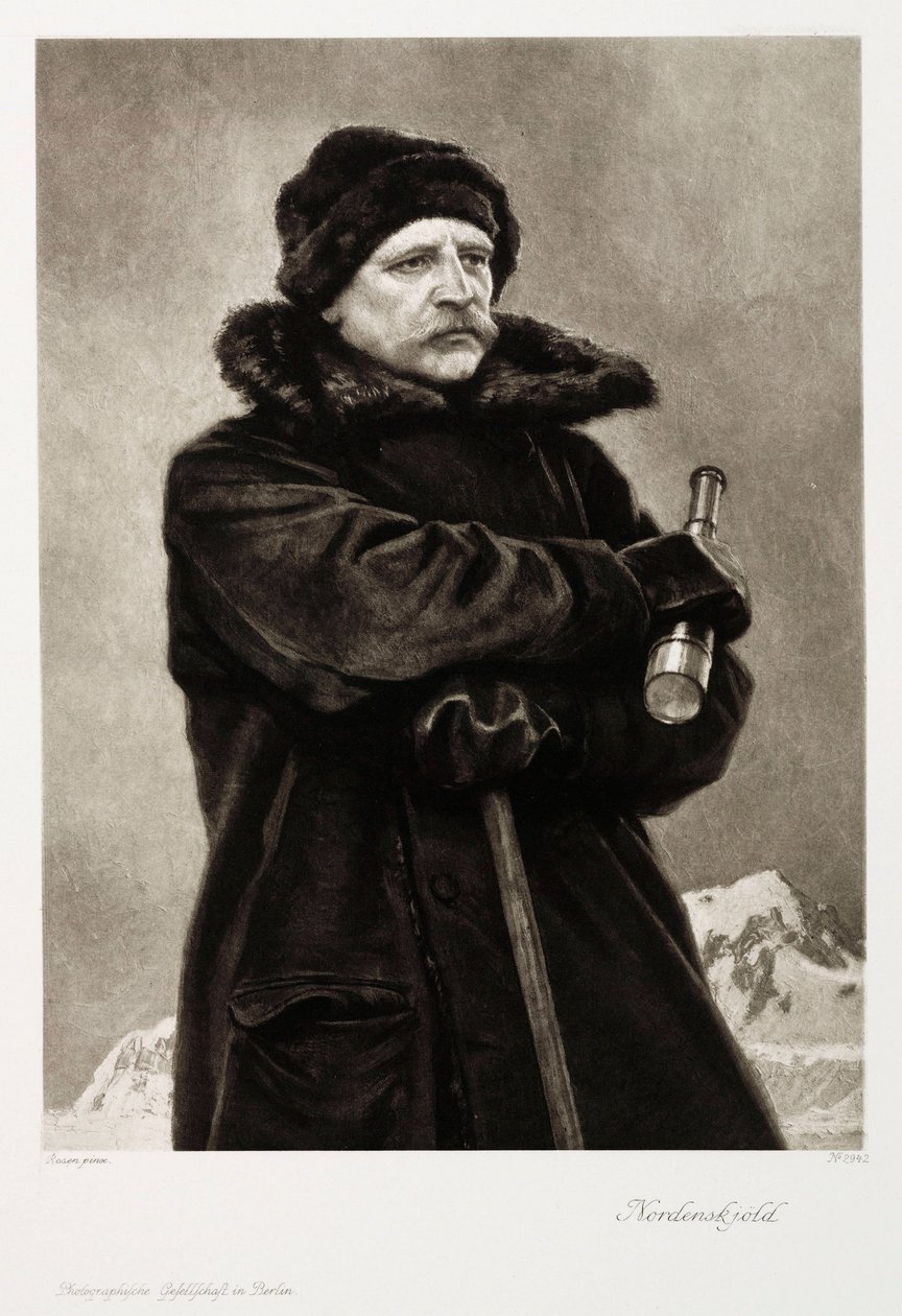 Nils Adolf Erik Nordenskjold, スウェーデンの地質学者・北極圏探検家, 1880年代頃 作： 不明