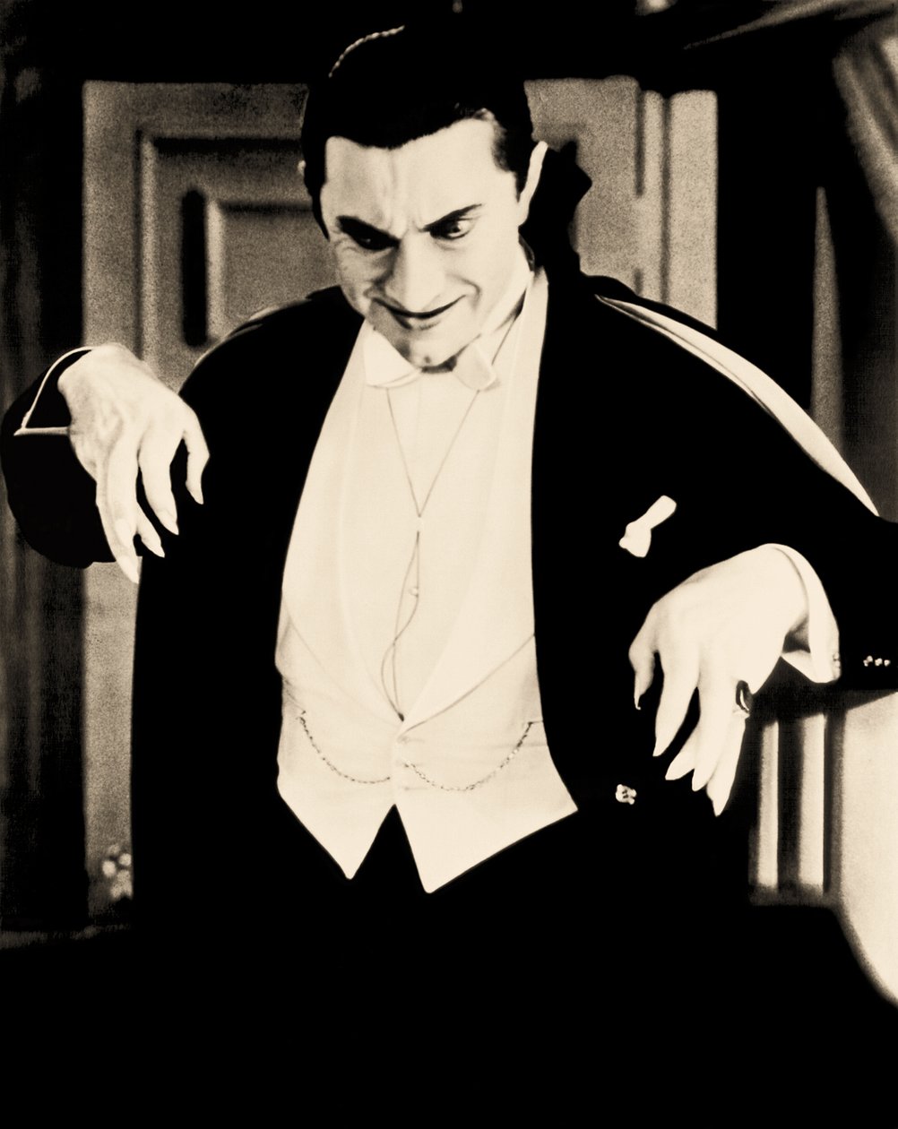 ベラ・ルゴシの肖像、1930年頃（セピア色の写真 作： 不明