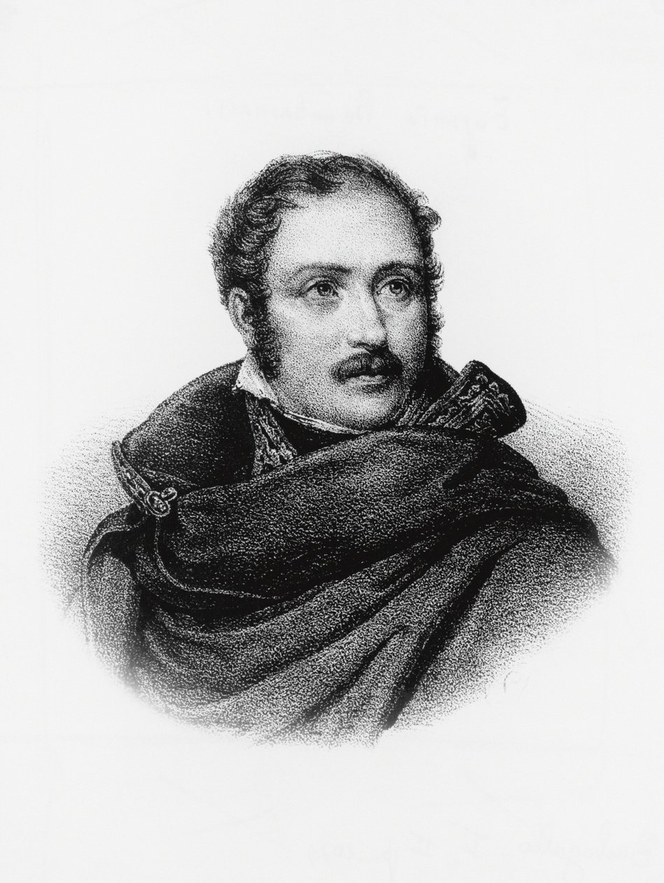 フランスの軍人、第一帝政期の王子、1805年から1814年までイタリア総督を務めたEugene de Beauharnais (1781-1824)の肖像、エングレーヴィング 作： 無名の画家