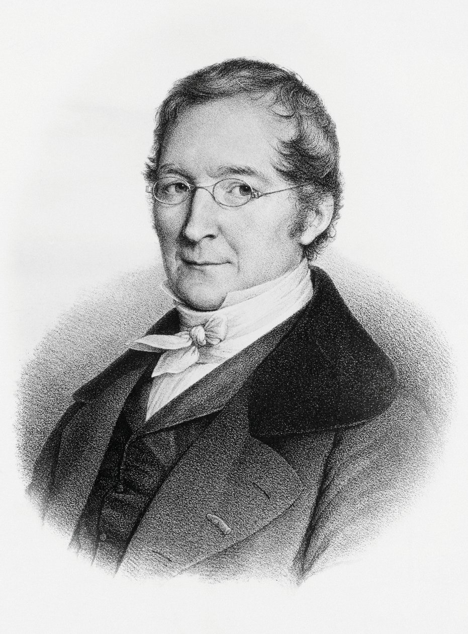 フランスの化学者・物理学者、ジョゼフ＝ルイ・ゲイ＝リュサック（1778-1850）の肖像、エングレーヴィング 作： 無名の画家