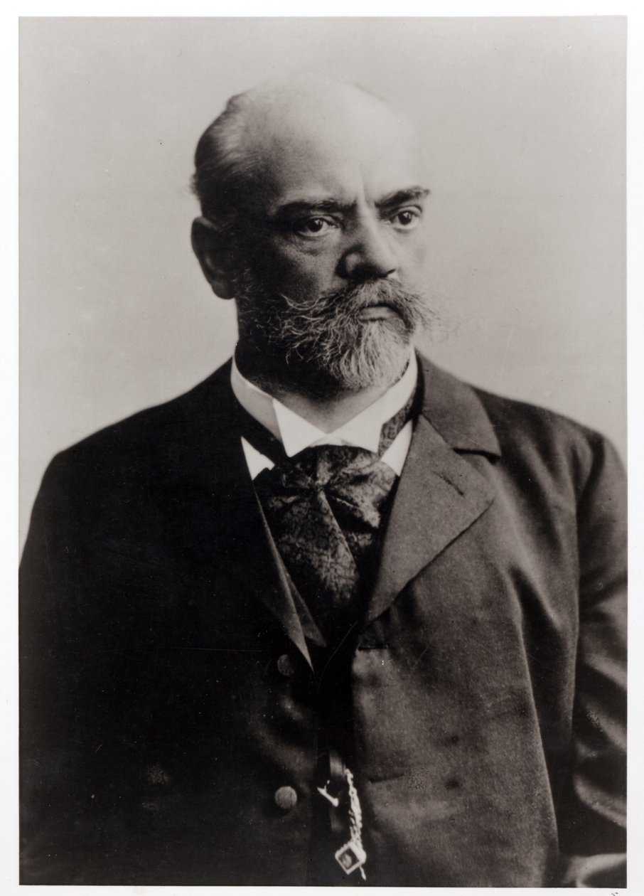 アントニン・ドヴォルザーク（1841-1904）チェコの作曲家のポートレート写真（モノクロ写真）。 作： 不明