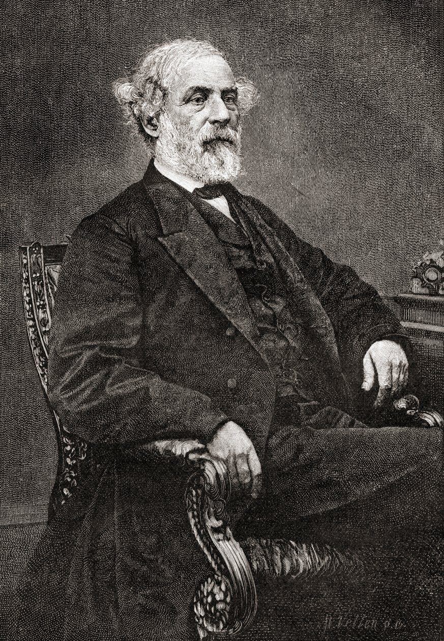 ロバート・エドワード・リー（1887年発行の「センチュリー・マガジン」より）（エングレーヴィング 作： 不明